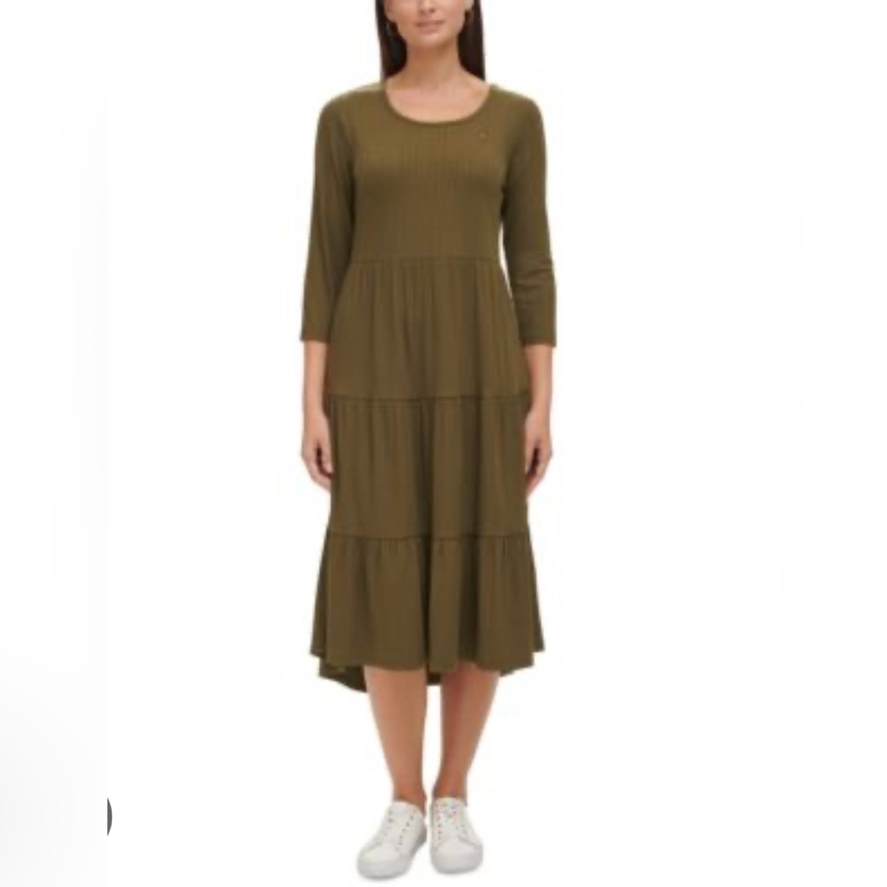 Tommy Hilfiger Women's Tiered A-Line Dress Size Large